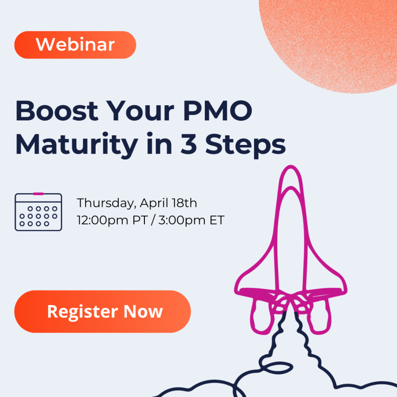 Boost Your PMO Maturity in 3 Steps Webinar Thumbnail