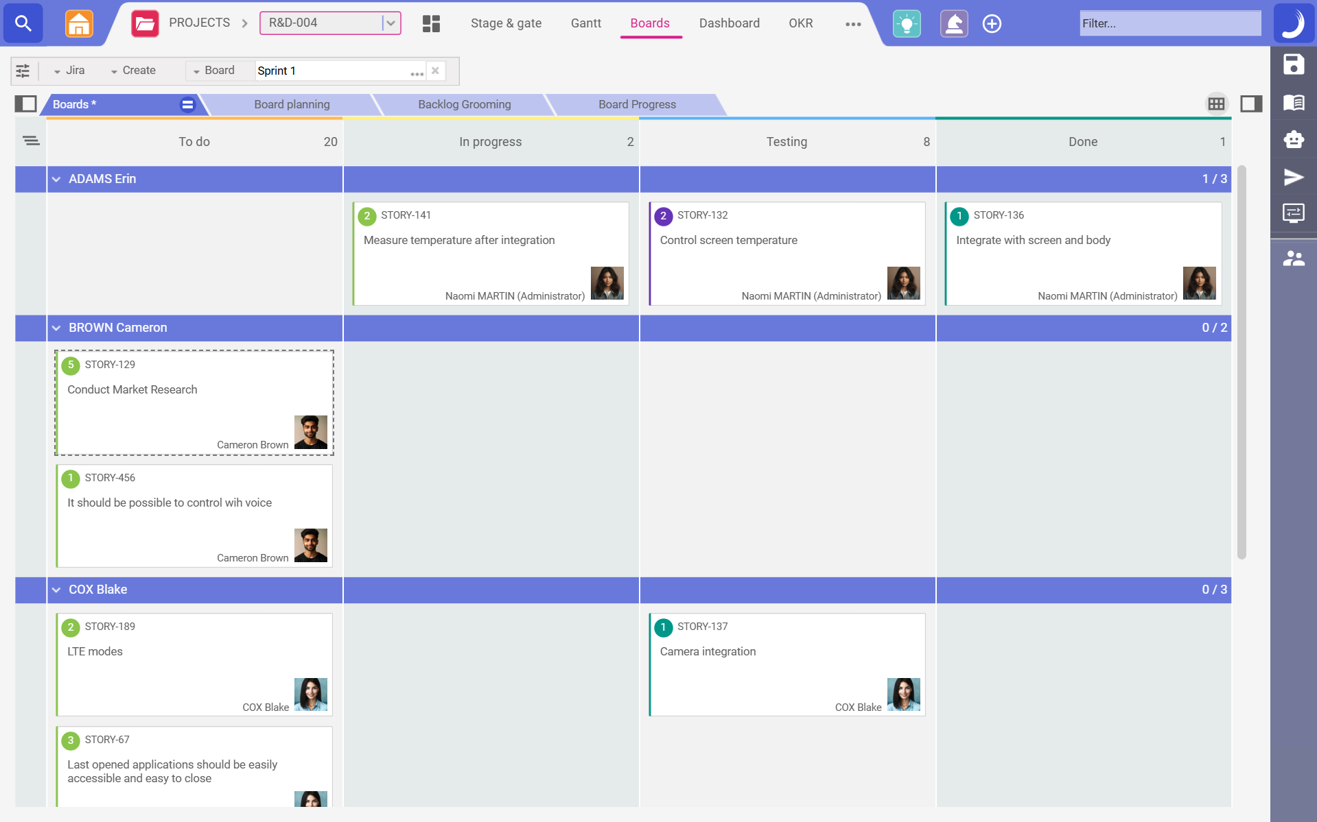 Agile Screenshot