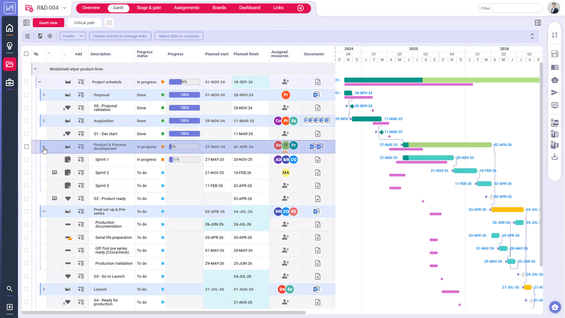 [Enterprise][25Q3] Project Schedule Baseline