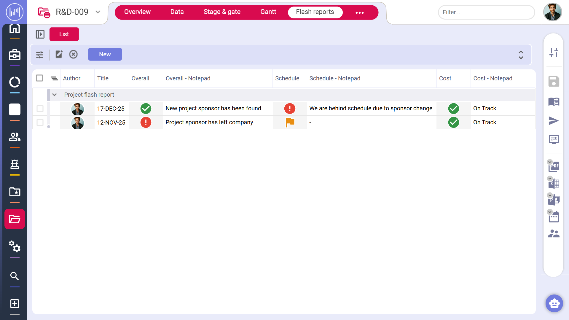 [Enterprise][25Q4] Project Flash Reports