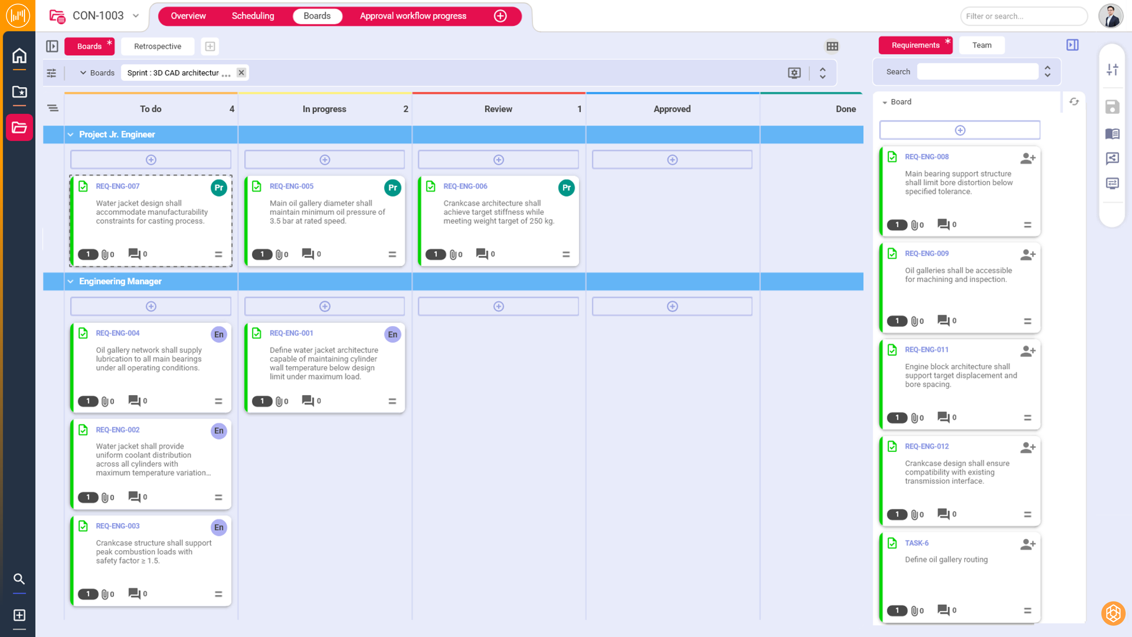 Build and advanced WBS and link it to requirements and deliverables to tie every item into a controlled baseline.