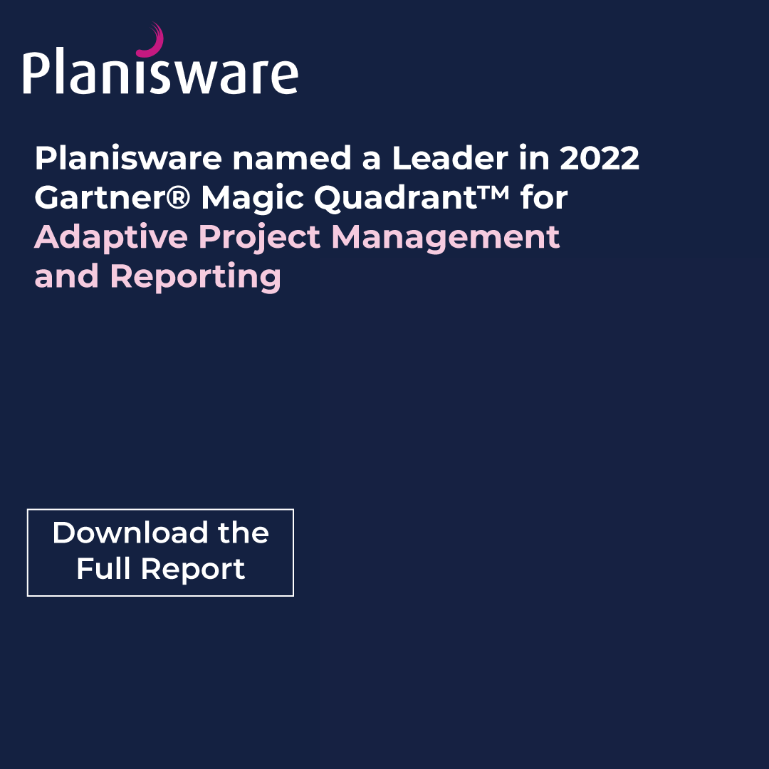 Planisware Recognized As A Leader In The 2022 GartnerⓇ Magic Quadrant ...