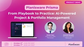 From Playbook to Practice: AI-Powered Project & Portfolio Management with Planisware Prisma