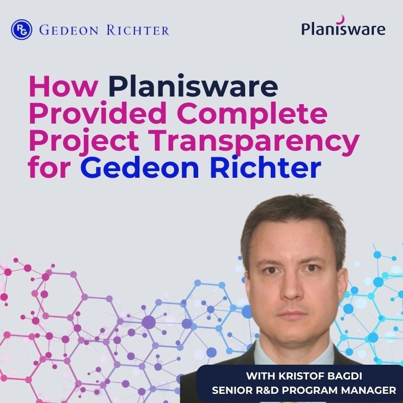 How Planisware Provided Complete Project Transparency for Gedeon Richter 