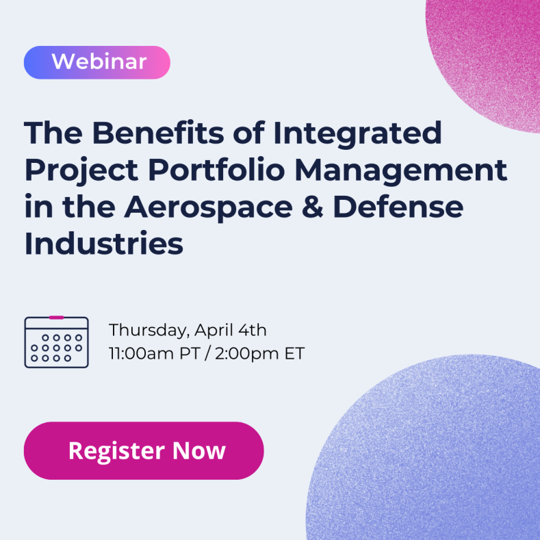 The Benefits of Integrated PPM in Aerospace & Defense