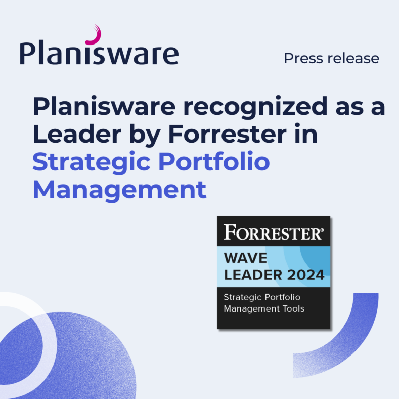 Planisware Recognized as a Leader in Forrester Strategic Portfolio Management