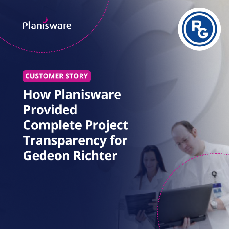 How Planisware Provided Complete Project Transparency for Gedeon Richter 