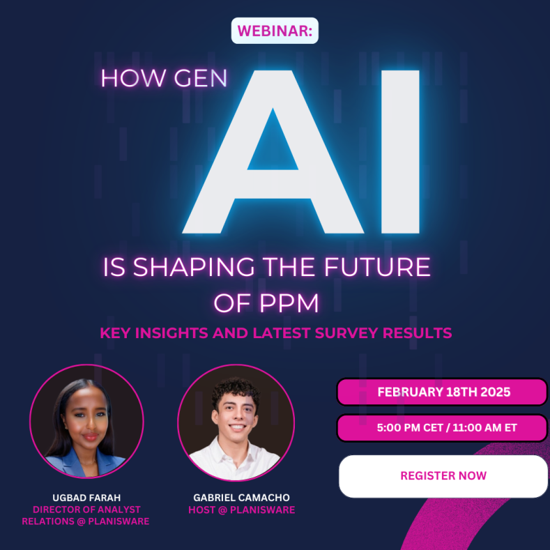 How Generative AI is Shaping the Future of PPM: Key Insights and Latest Survey Results
