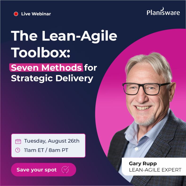 The Lean-Agile Toolbox: Seven Methods for Strategic Delivery webinar thumbnail