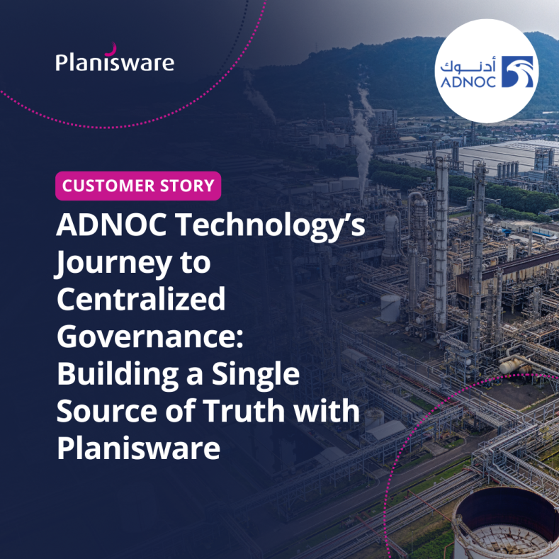 ADNOC Technology Journey to Centralized gouverance