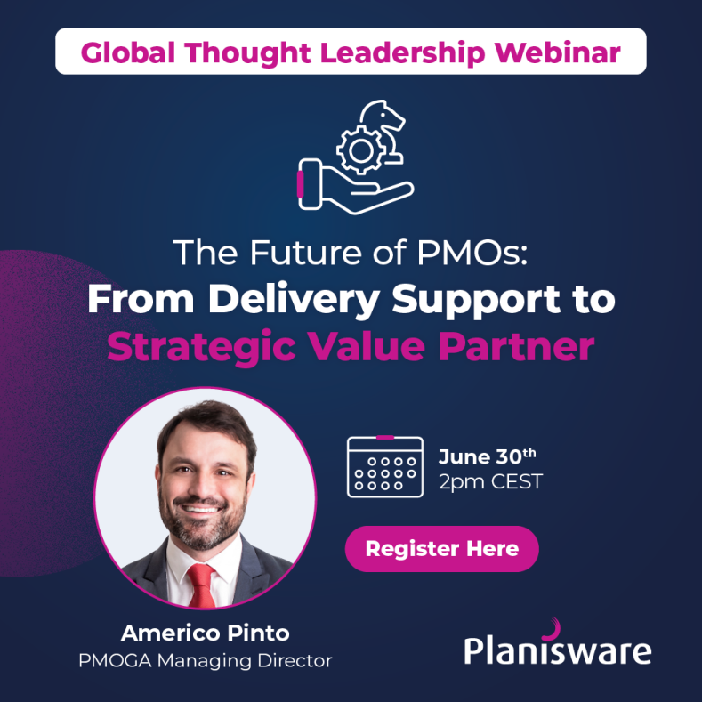 Webinar on The Future of PMOs: From Delivery Support to Strategic Value Partner.