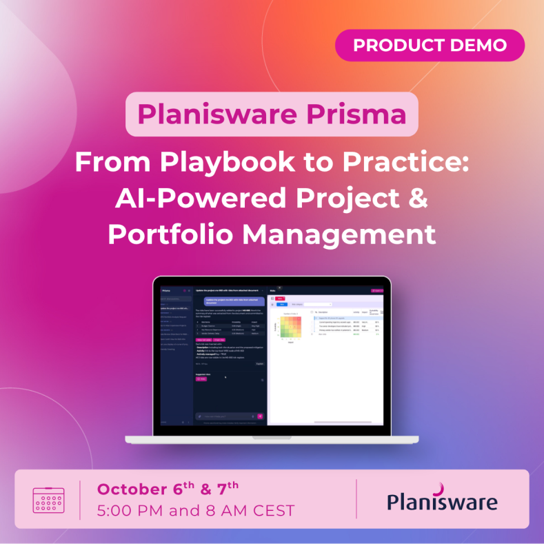 From Playbook to Practice: A Day of Project & Portfolio Management with Planisware Prisma