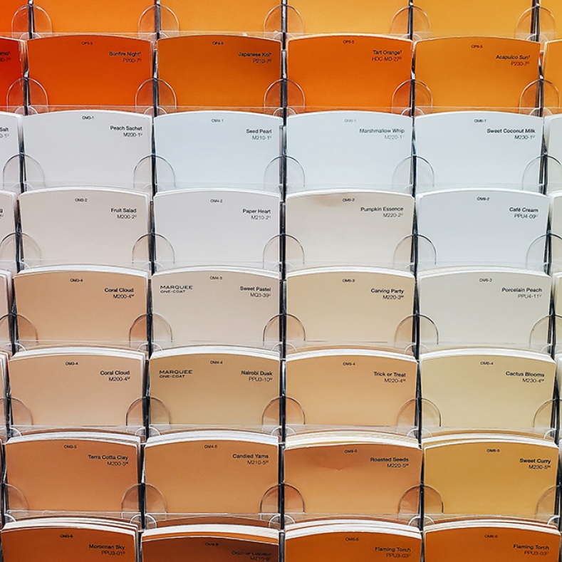 Colored chairs