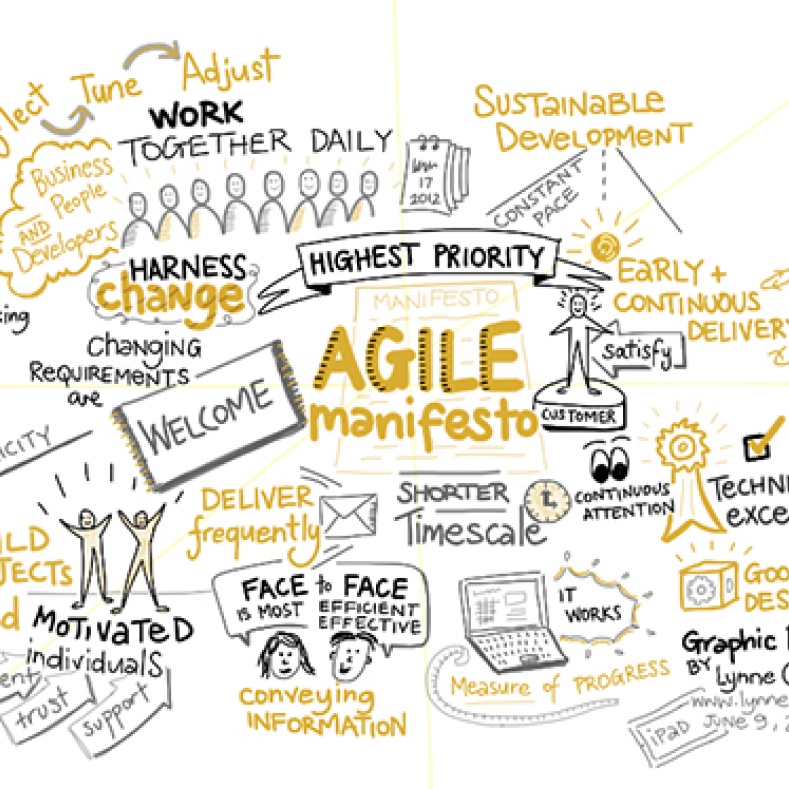 An overview of words related to project management