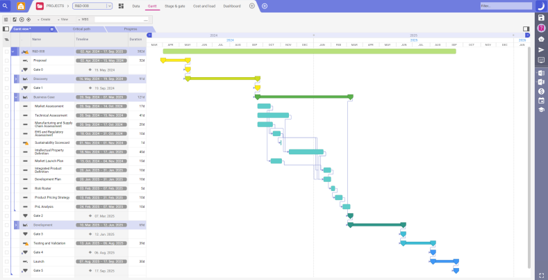 Project Gantt