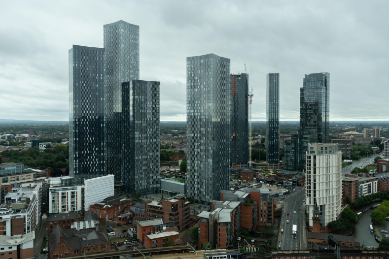 Manchester landscape view
