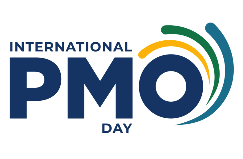 international pmo day logo white