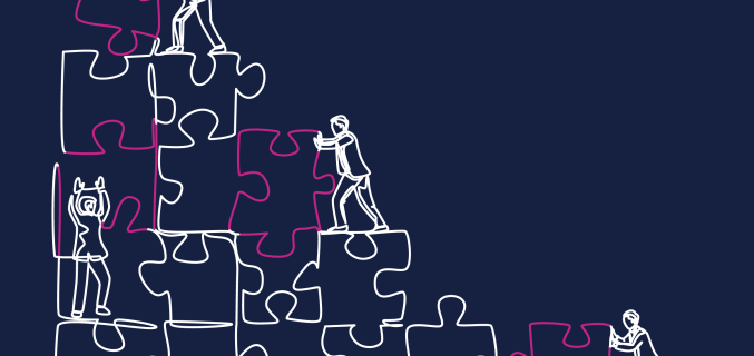 working together
