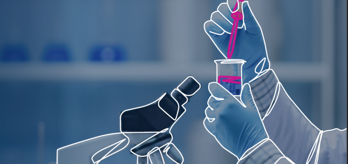 Pharma R&D landing page art