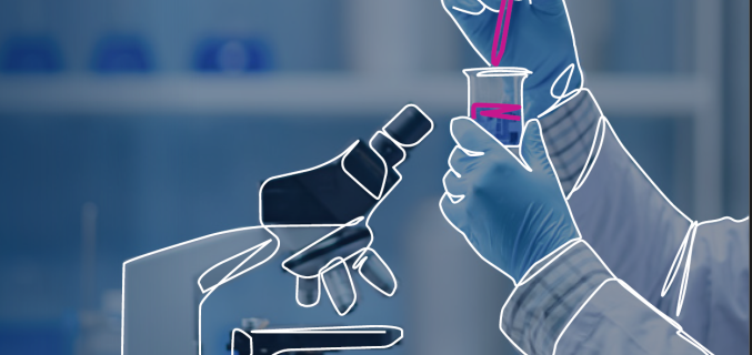 Pharma R&D landing page art