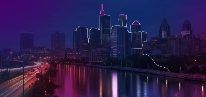 Philly at night for Exchange24