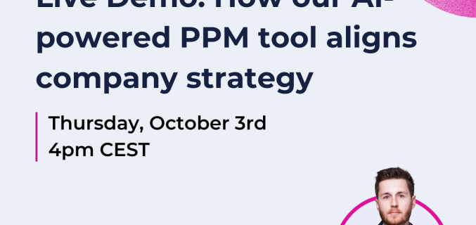 Live Demo: How our AI-powered PPM tool aligns company strategy