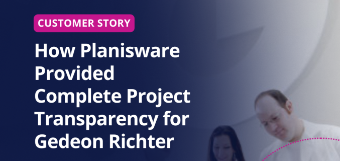How Planisware Provided Complete Project Transparency for Gedeon Richter 