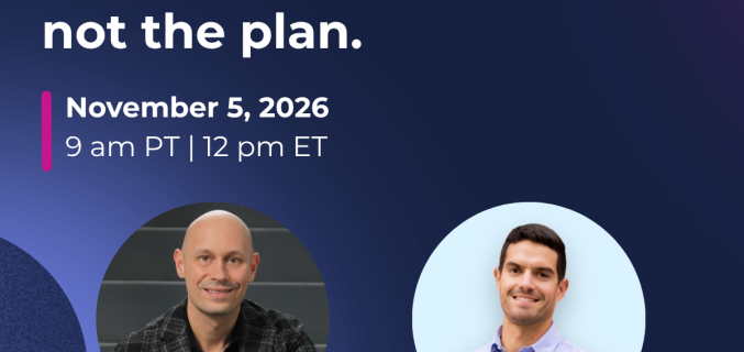 Fund the experiment, not the plan - Webinar