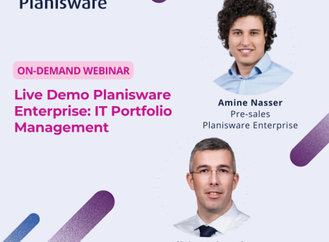 Live Demo IT portfolio Management